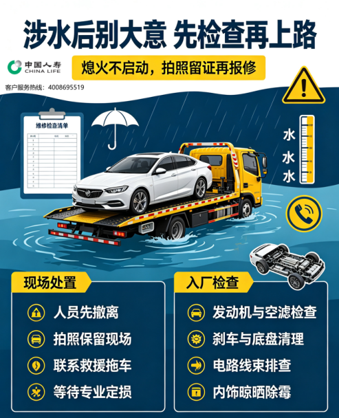 谨慎涉水驾驶,筑牢台风暴雨出行防线